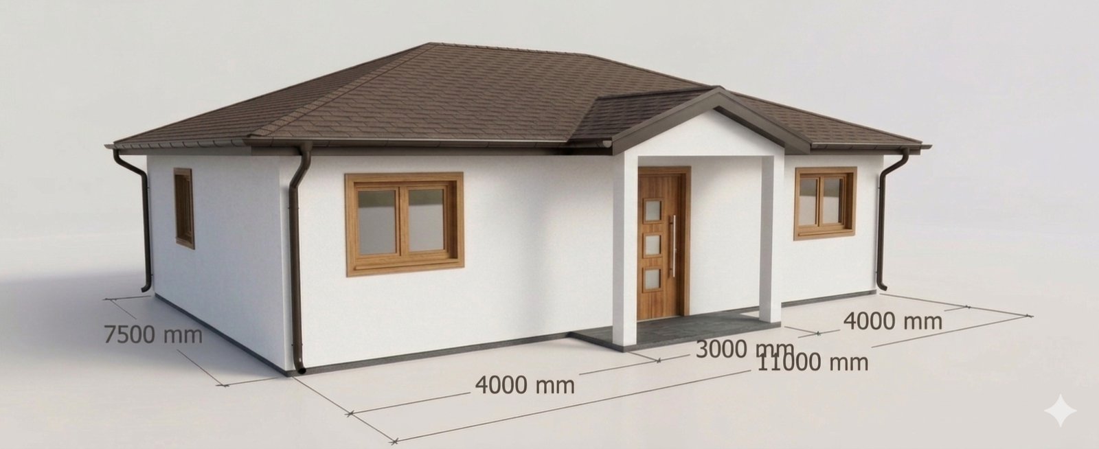 montazna kuca- model